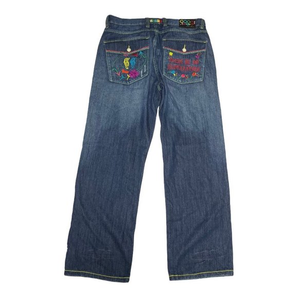 Coogi Rainbow Embroidered Flap Pocket 